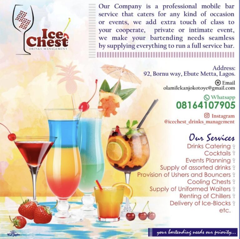 Icechest drinks management