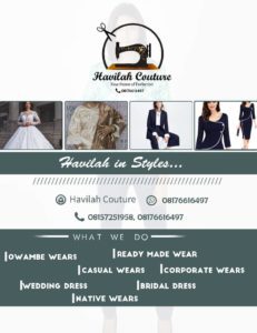 Havilah couture