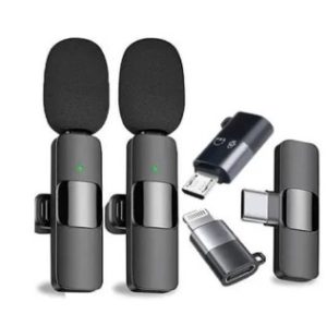 K9 LavalierTypeC+iphone+Micro Android Wireless Microphone