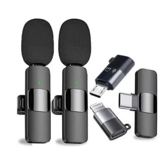 K9 LavalierTypeC+iphone+Micro Android Wireless Microphone