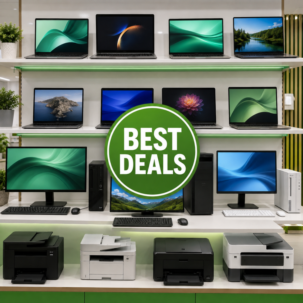 Computers, Laptops, Printers and Accessories
